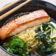 Salt-Grilled Salmon Ramen